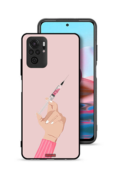 Tolwak Xiaomi Redmi Note 10 4G Protective Case Cover Love Injection
