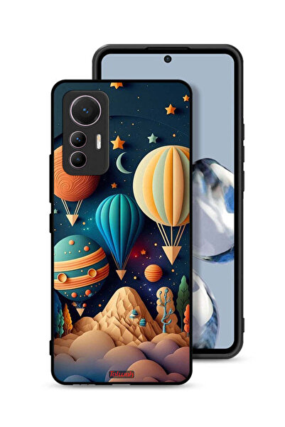 Tolwak غطاء حماية لهاتف شاومي 12 لايت - تصميم بيراشوت آرت