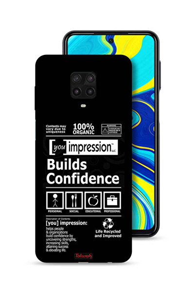 Tolwak غطاء حماية لهاتف شاومي ريدمي نوت 9S ملصق بناء الثقة