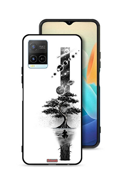 Tolwak Vivo Y21 Protective Case Cover Earth Space Art