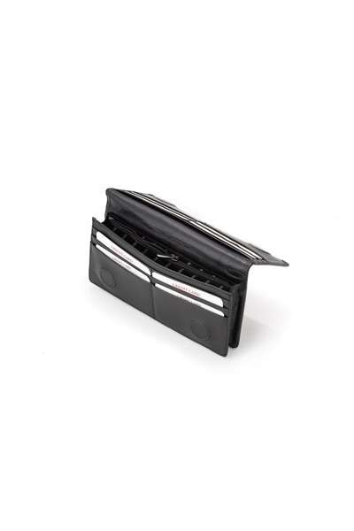 duarte deri Genuine Leather Wallet with Phone Compartment, Magnet and Hand Tape, Coin Compartment