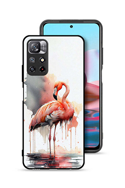 Tolwak غطاء حماية لهاتف شاومي ريدمي نوت 11 4G برسومات ألوان مائية استوائية