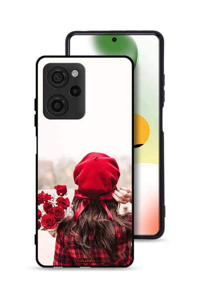 Tolwak غطاء حماية لهاتف Xiaomi Poco X5 Pro يحمل زهورًا