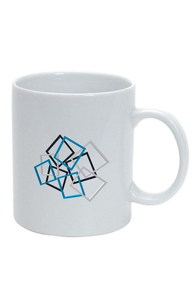 INOVATIX Personalized white mug, Forme, white, D209, INOVATIX®. 330ml