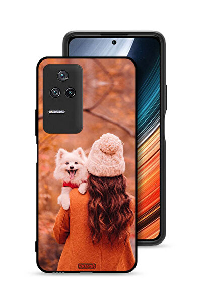Tolwak غطاء حماية لهاتف Xiaomi Poco F4 يحمل جروًا