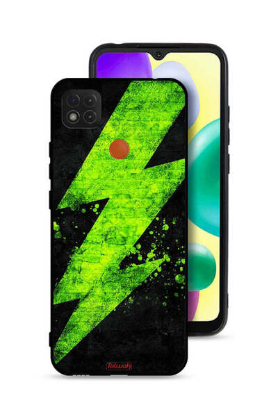 Tolwak غطاء حماية لهاتف شاومي ريدمي 10A بنمط كهربائي