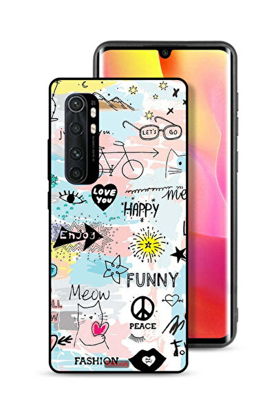 Tolwak غطاء حماية لهاتف شاومي مي نوت 10 لايت - أحبك - علامات