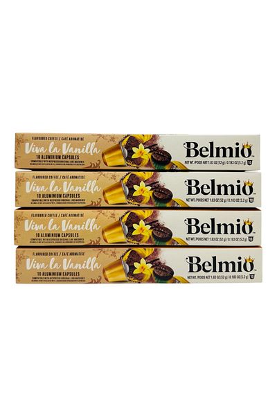 Nespresso Viva la vanilla belmio coffee capsule 4x10 pack