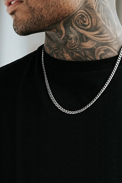 Valdora نموذج سلسلة رمادية للرجال - سلسلة رجالية مستوردة من الفولاذ المقاوم ل...