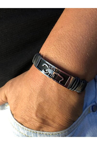 vogutima jewelery&silver by timuçin mavili Scorpion Motif Stainless Steel Bracelet • Steel Bracelet for Lover • Husband • Father in Lighted Box