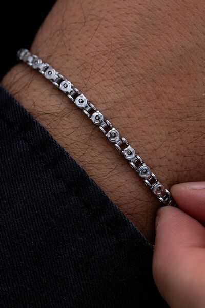 vogutima jewelery&silver by timuçin mavili Steel Bracelet - Sequin Model Love...