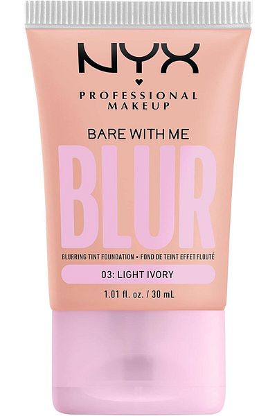 NYX Blurring Tint Foundation, Medium Coverage, Matte Finish 03 light ivory