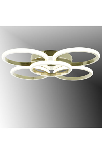 TT AYDINLATMA TT304-4+1-ROSEGOLD-3RENK YUVARLAK TT Aydınlatma 3 RENK IŞIK Fra...