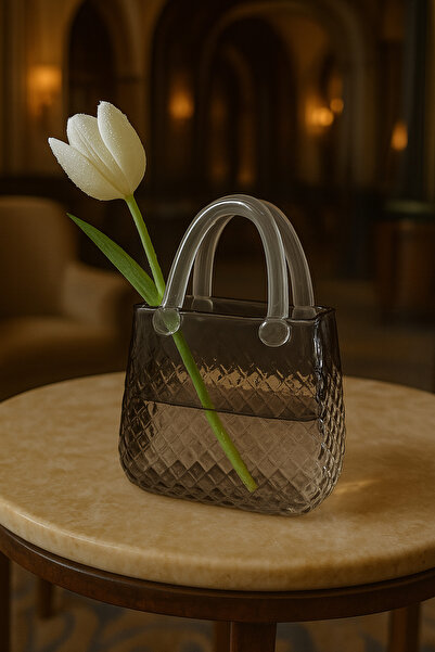 ArzzHome Dekoratif Cam Çanta 2 – Renkli Cam Vazo Serisi