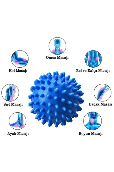3B Trend Spiky Massage Ball Medical Hand Foot Finger Rehabilitation Massage