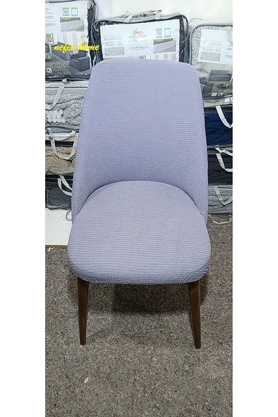 NEFİS HOME Buyok Oval Chair Cover, Chair Cover Lycra, Washable, Elastic 1 Piece