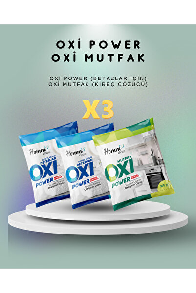 Homm Bitkisel Oxi power & Oxi mutfak 500 gr