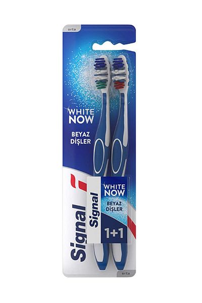 Signal Toothbrush White Now White Teeth 1+1