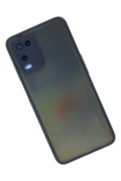 CepteToptan حافظة هاتف اوبو A54 4G من السيليكون مونتريال - أزرق داكن - MKİ9291-2069
