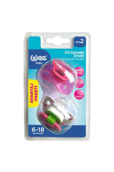 Wee Baby 3 قطع من اللهايات المزودة بفتحتين رقم: 2