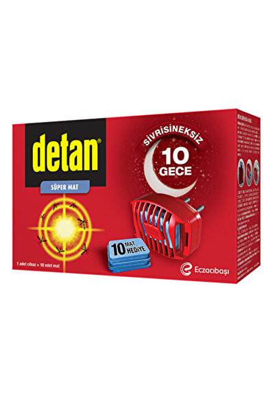 Detan 2 ADET Süper Mat Cihaz + 10 Yedek