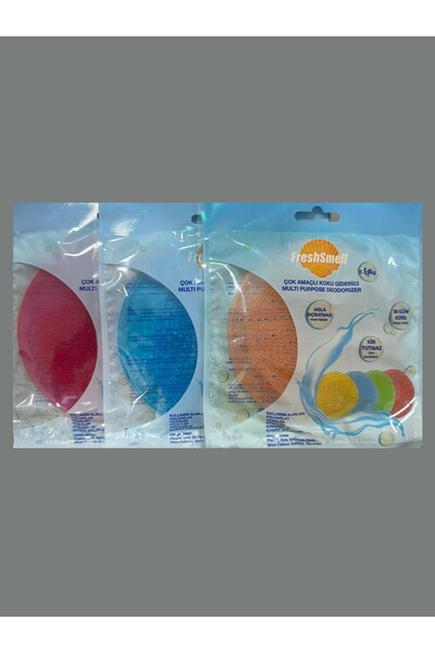 FreshSmell™ Çok Amaçlı Koku Giderici– Mini- 3 adet (Tropical Papaya-Summer Touch-Blue Ocean)