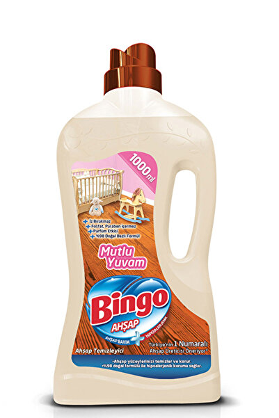 Bingo 3 ADET Ahşap Temizleyici 1 l Mutlu Yuvam