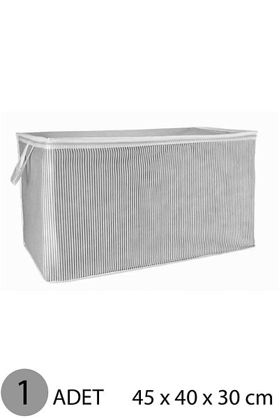 AboutThePerfect Γκρι Mini Hurç 45x40x30 cm, Τσάντα αποθήκευσης πολλαπλών χρήσεων, 1 τεμ.