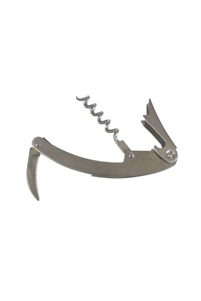 AzHome Waiter's corkscrew, Stainless steel