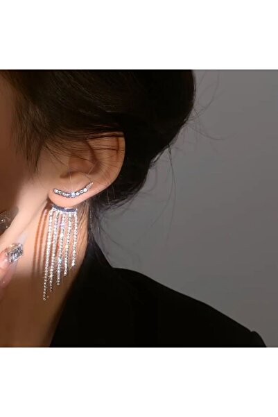 STEELMAKER JEWELRY Zirkon Taşlı Küpe