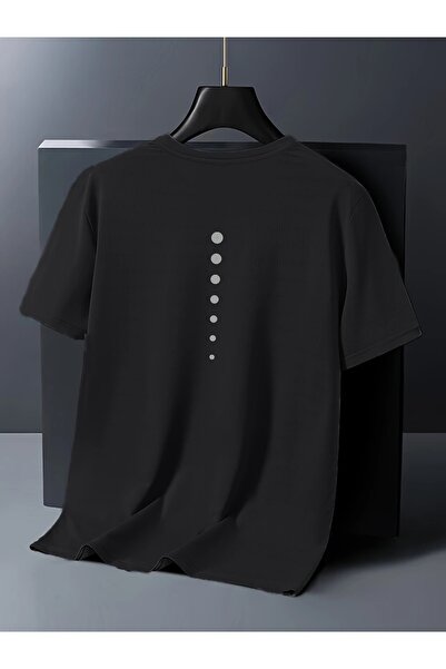 qubo sportswear & company تي شيرت qubo للجنسين من القطن المطبوع ذو رقبة دائري...