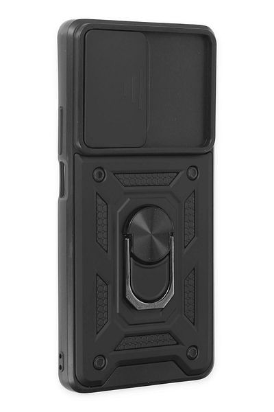 CepteToptan حافظة هاتف Xiaomi Mi 11T Pro من السيليكون مع حلقة عدسة Pars - أسود - MKİ5722-8361