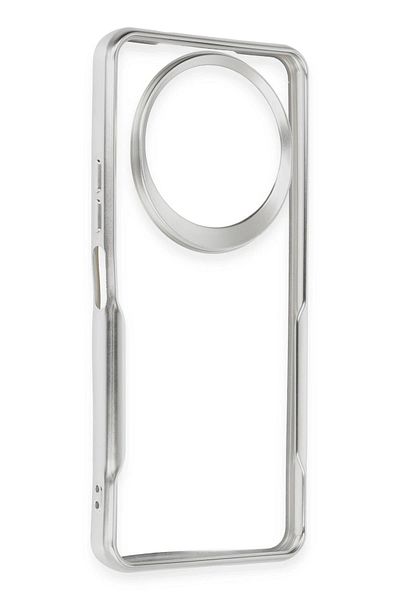 CepteToptan غطاء حماية سيليكون لهاتف Xiaomi Redmi A3 4G - فضي - MKİ9071-8848
