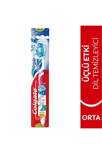 Colgate Toothbrush Triple Effect Medium