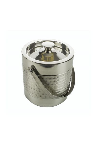 AzHome Ice cube shaker, Stainless steel, With lid and handle