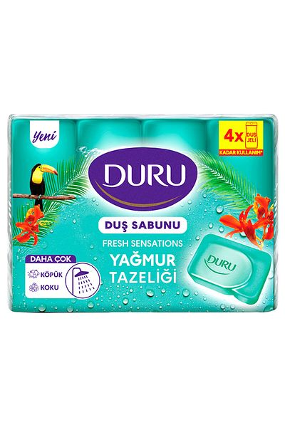 Duru Shower Soap Fresh Rain Forest 4X150 g