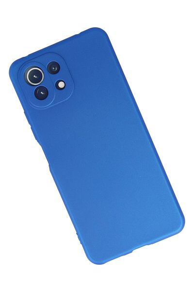 CepteToptan حافظة هاتف Xiaomi MI 11 Lite من السيليكون الأول - أزرق - MKİ1730-5429