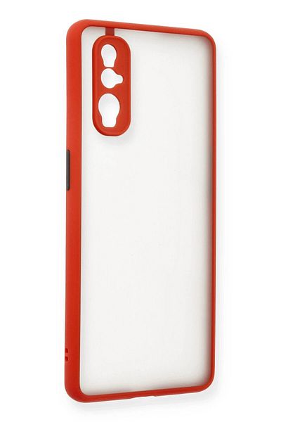 CepteToptan Oppo Find X2 Case مونتريال غطاء سيليكون - أحمر - MKİ5508-9431