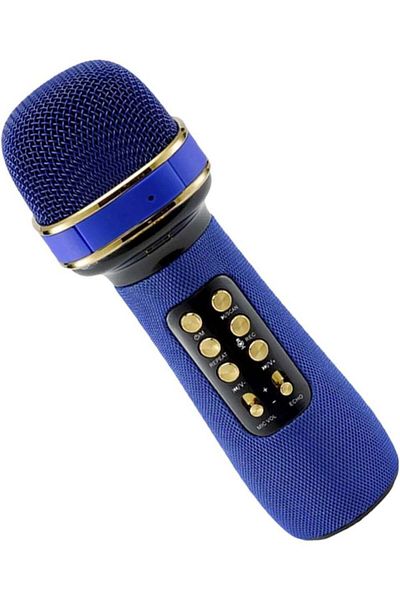 DLC Portable 7-in-1 Karaoke Wireless Microphone Handheld Mic Speaker Singing Home Party Birthday Wedding
