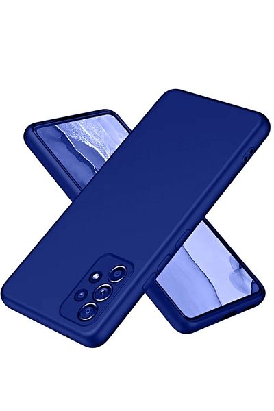 CepteToptan حافظة سامسونج جالاكسي A32 سيليكون أول - أزرق داكن - MKİ9708-2746