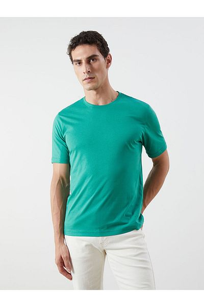 LC Waikiki Ανδρικό μπλουζάκι New Season Crew Neck Combed Cotton - S50839Z8