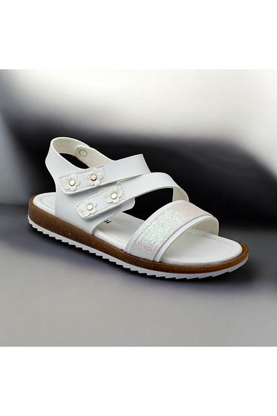 JOJO KIDS Girl's Thick Sole Sandals, Velcro and Very Light Sandals, Flexible Sandals