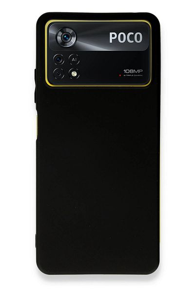 CepteToptan حافظة هاتف Xiaomi Poco X4 Pro 5G من السيليكون الأول - أسود - MKİ8056-2740