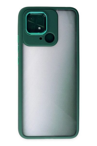 CepteToptan غطاء حماية لهاتف Xiaomi Redmi 10C - أخضر كاكي - MKİ8936-3851