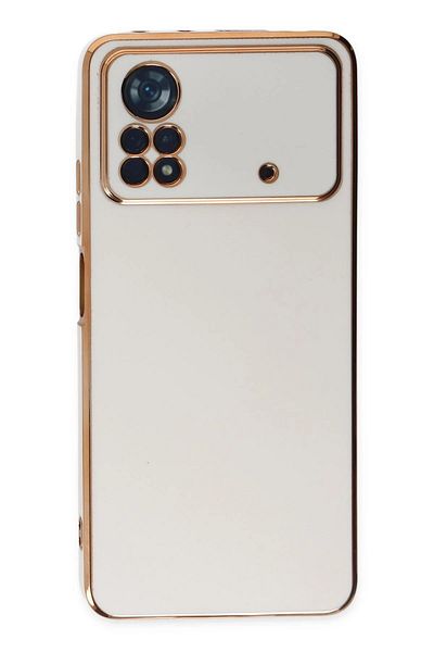 CepteToptan حافظة هاتف Xiaomi Poco X4 Pro 5G من السيليكون - أبيض - MKİ4741-6683