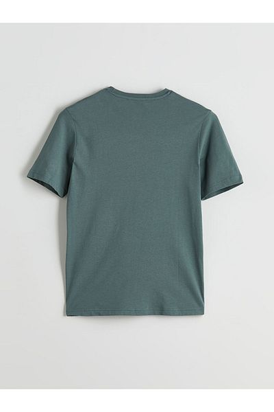 LC Waikiki New Season Crew Neck εμπριμέ χτενισμένο βαμβακερό ανδρικό Tisort - S5R790Z8