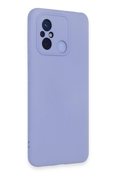 CepteToptan حافظة هاتف Xiaomi Redmi 12C من السيليكون المخملي الداخلي - أرجواني - MKİ8163-1683