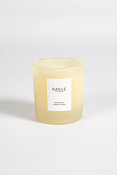 Rakle 3 ADET Basic Soft Cream Vanilla Kokulu Mum Sarı 200 gr