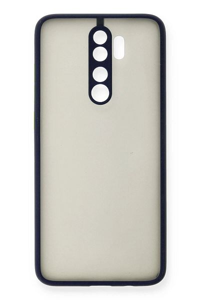 CepteToptan حافظة هاتف Xiaomi Redmi Note 8 Pro من السيليكون مونتريال - أزرق داكن - MKİ7599-3878
