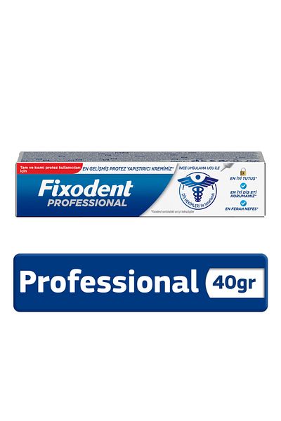 Fixodent Professional Dental Denture Adhesive Cream 40g